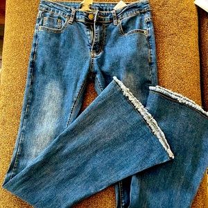 Scrap Work Boutique Flare Jeans